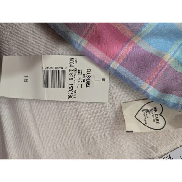 Pretty pastel plaid sport khulottes w/pockets by Koret Sports deadstock NWT, 18 - Picture 5 of 8